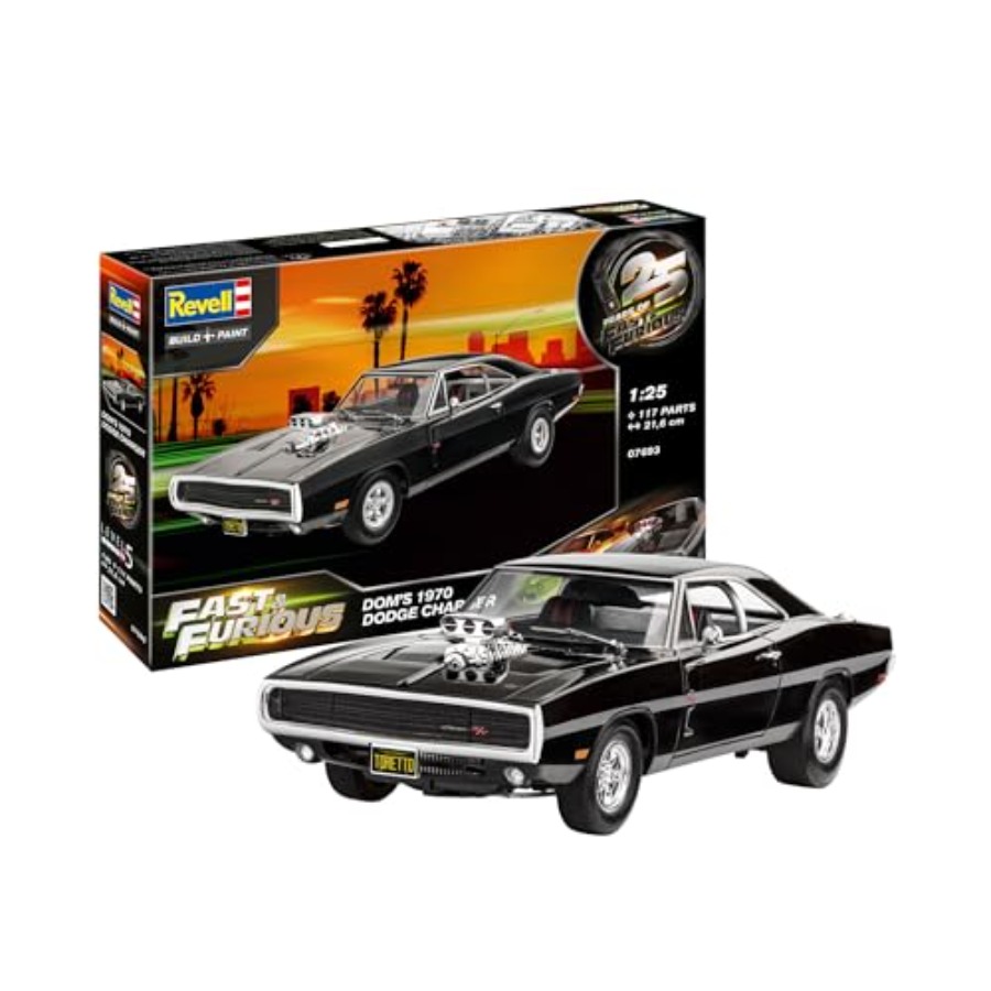 Model Kit Dodge Charger - ชุดประกอบโมเดลรถ Dodge Charger ปี 1970 ของดอม