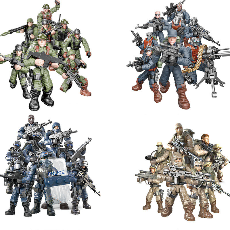 Model Kit Venom - ทหารกองทัพสงครามโลก ทหาร SAWT หน่วยรบพิเศษ โมเดล DIY