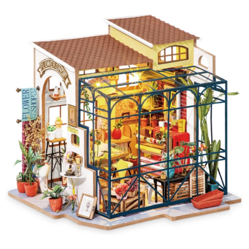 Model Kit Glue - ชุดบ้านตุ๊กตาจิ๋ว Robotime Rolife DIY แบบประกอบเอง บ้านตุ๊กตาไม้