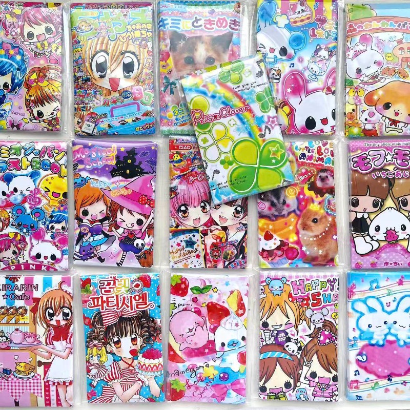 Model Kit Girls - สติกเกอร์ลายการ์ตูนเฮเซย์สไตล์เรโทร 20 ชิ้น/แพ็ค ลายแมวน่ารัก กระต่าย สัตว์ต่างๆ