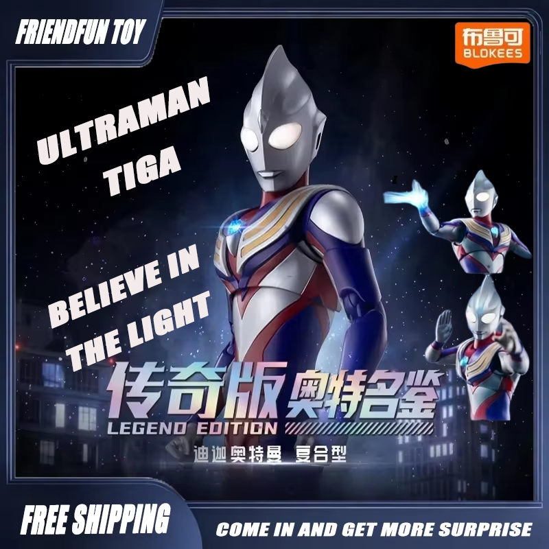Model Kit Ultraman Tiga - ของแท้ในสต็อก Blokees Ultraman Tiga Legend Edition