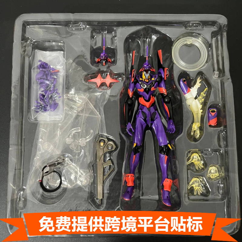 Model Kit Eva 02 - MAF015 อนิเมะ EVA EVANGELION-01 EVANGELION-02 ฟิกเกอร์หุ่นยนต์รุ่นแรกแบบข้อต่อขยับได้