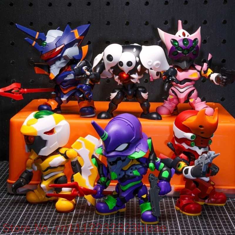 Model Kit Eva 02 - สินค้าพร้อมส่ง ชุดฟิกเกอร์ Bandai EVA Qmsv-C บลายด์บ็อกซ์