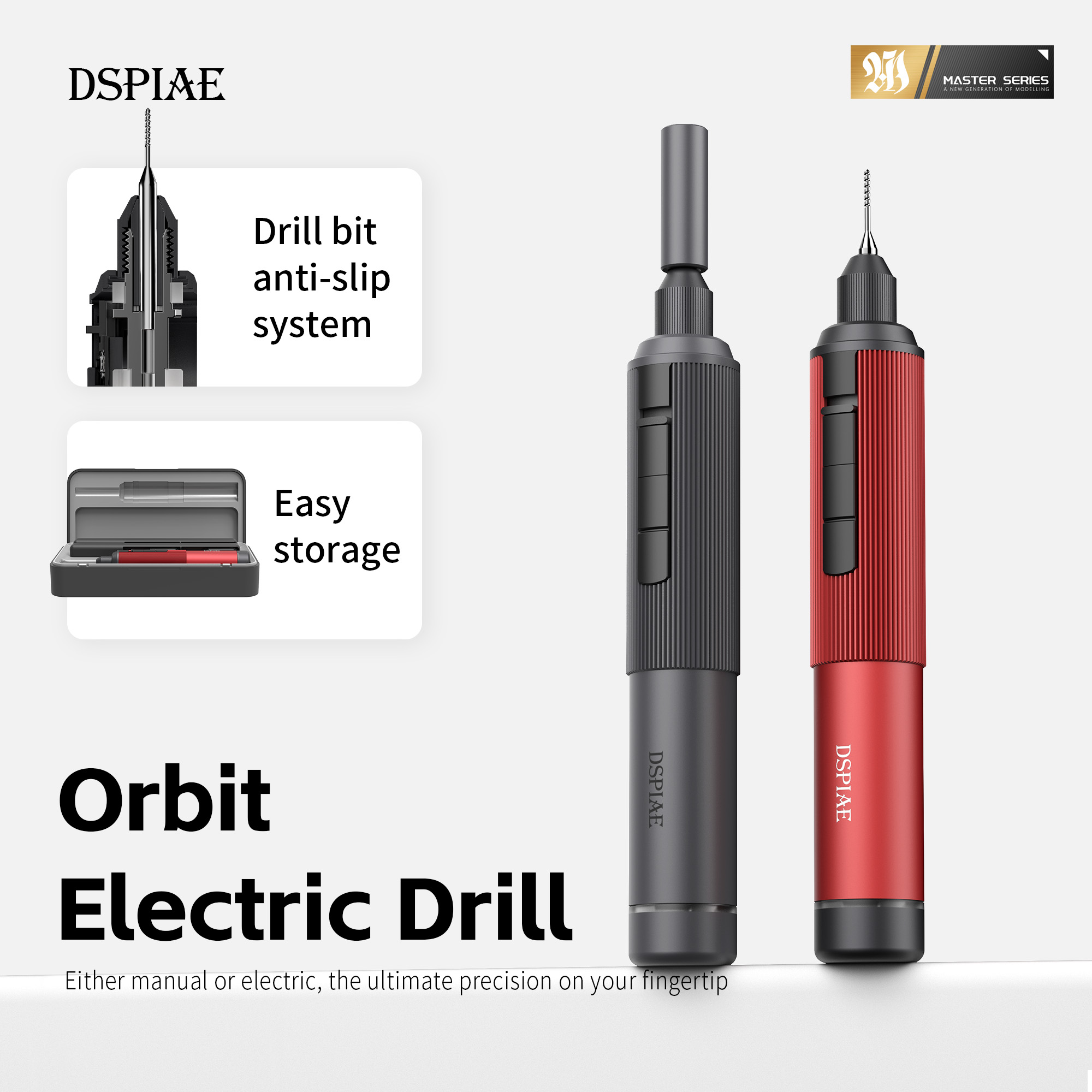 Model Kit Paint Set - ใหม่ DSPIAE AT-ED01 ออร์บิทสว่านไฟฟ้าแบบมือถือ ไขควง สำหรับพลาสติก