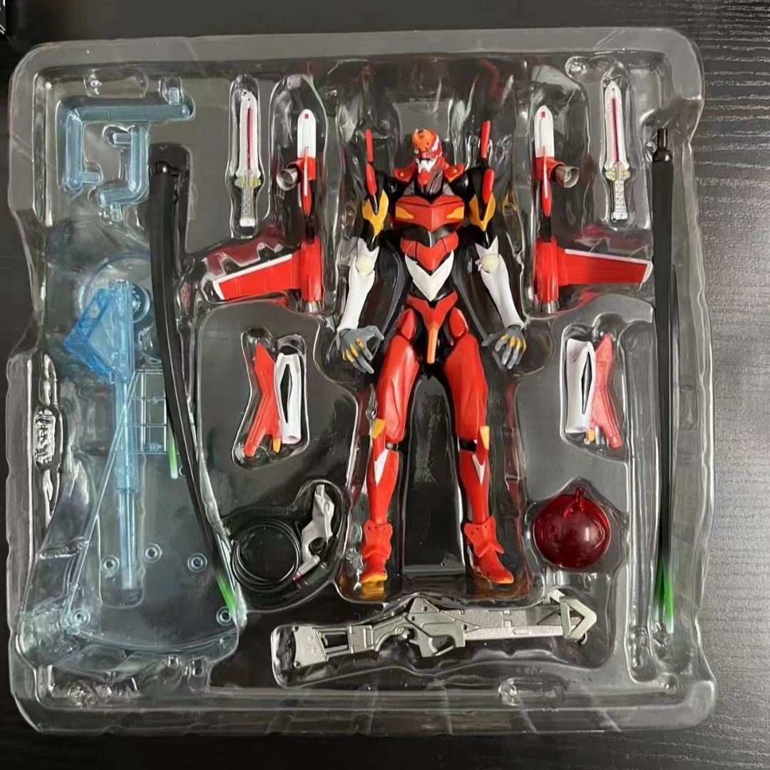 Model Kit Eva 02 - Bandai กล่อง 23 ซม.ใหม่ 2025 อะนิเมะ