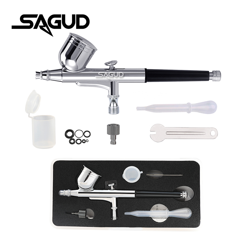 Model Kit Paint Set - SAGUD Airbrush รุ่น SD130 Multi-Purpose Dual-Action