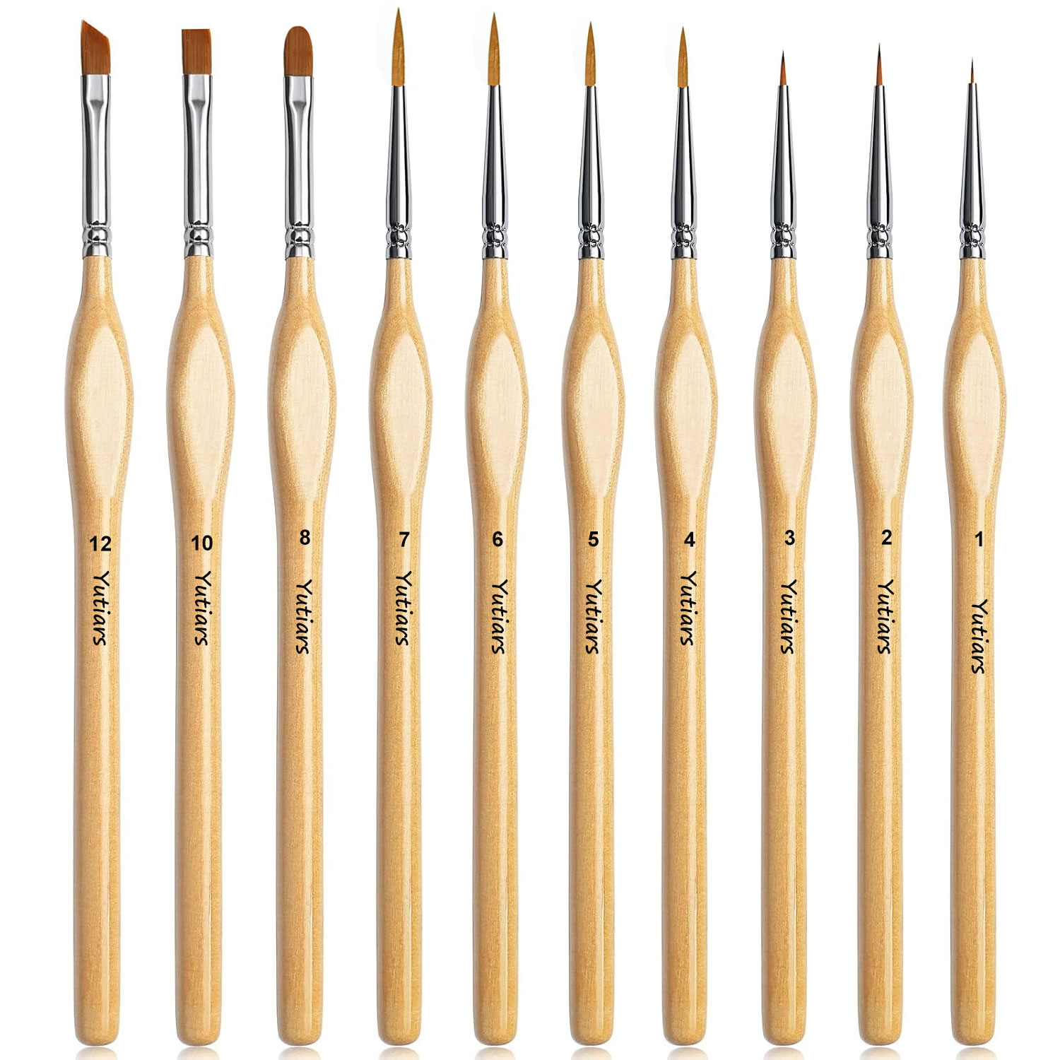 ชุดแปรงทาสีความแม่นยำสูง 10 ชิ - Model Kit Paint Set บทวิจารณ์และราคา