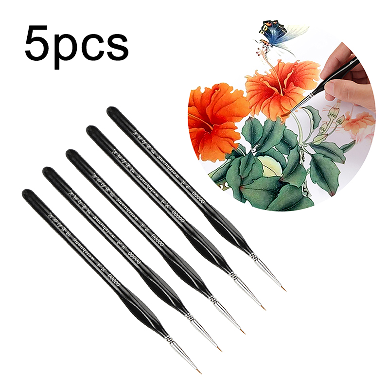 ชุดแปรงทาสีปลายละเอียด 5 ชิ้น  - Model Kit Paint Set บทวิจารณ์และราคา