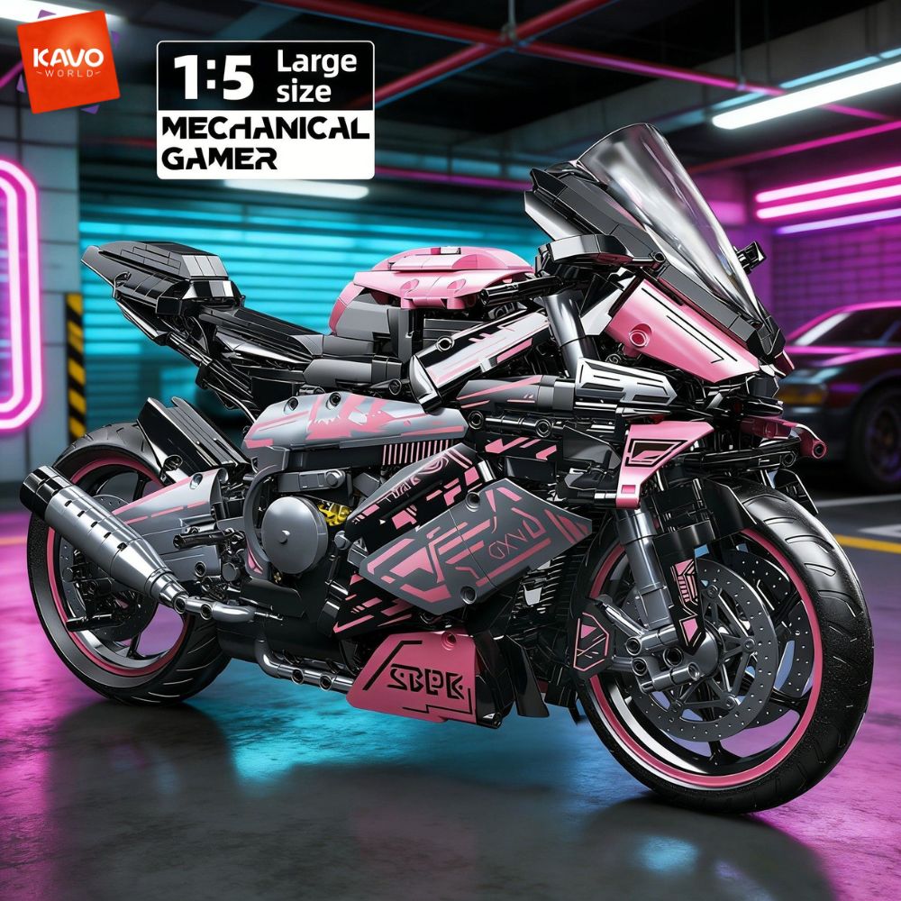 KAVOWORLD ชุดตัวต่อรถมอเตอร์ไซ - Model Kit In Era บทวิจารณ์และราคา