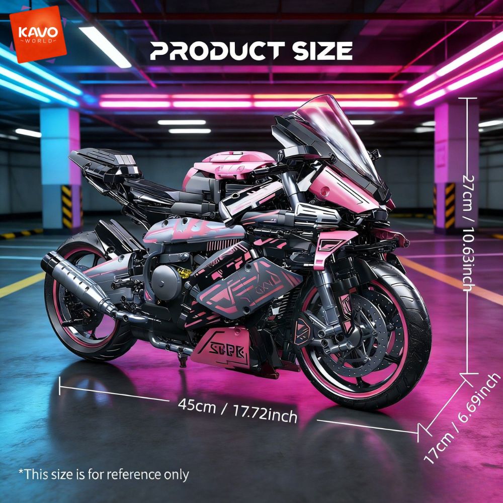 KAVOWORLD ชุดตัวต่อรถมอเตอร์ไซ - Model Kit In Era บทวิจารณ์และราคา