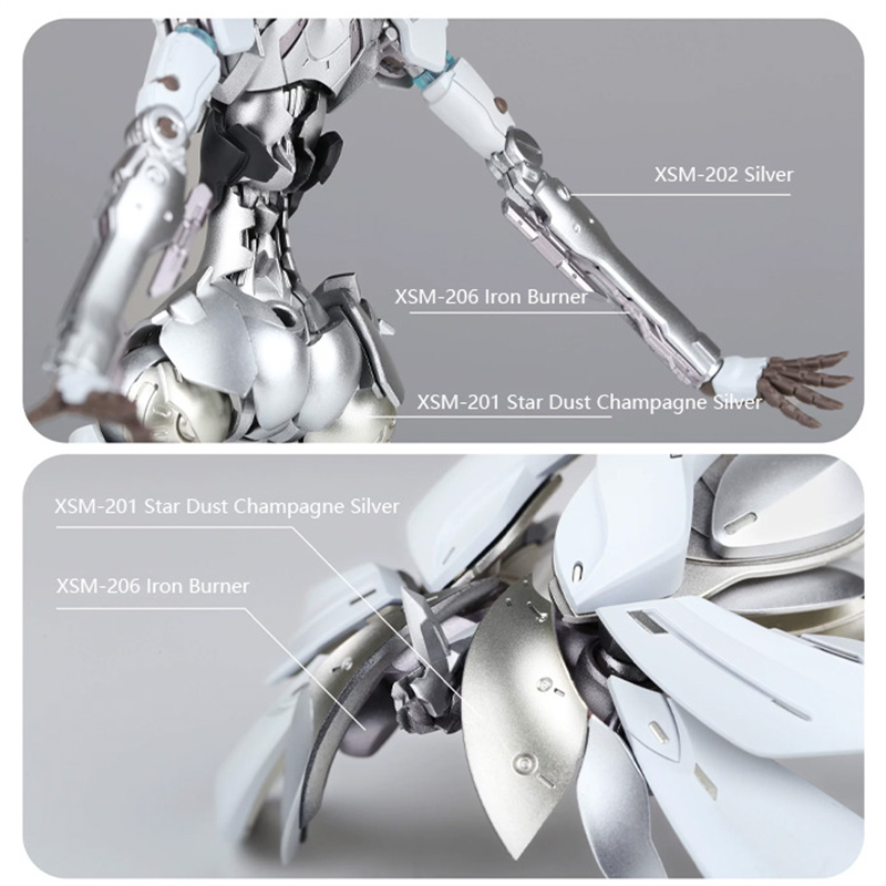 ใหม่ DSPIAE XSM สีเมทัลลิกสูตร - Model Kit Paint Set บทวิจารณ์และราคา