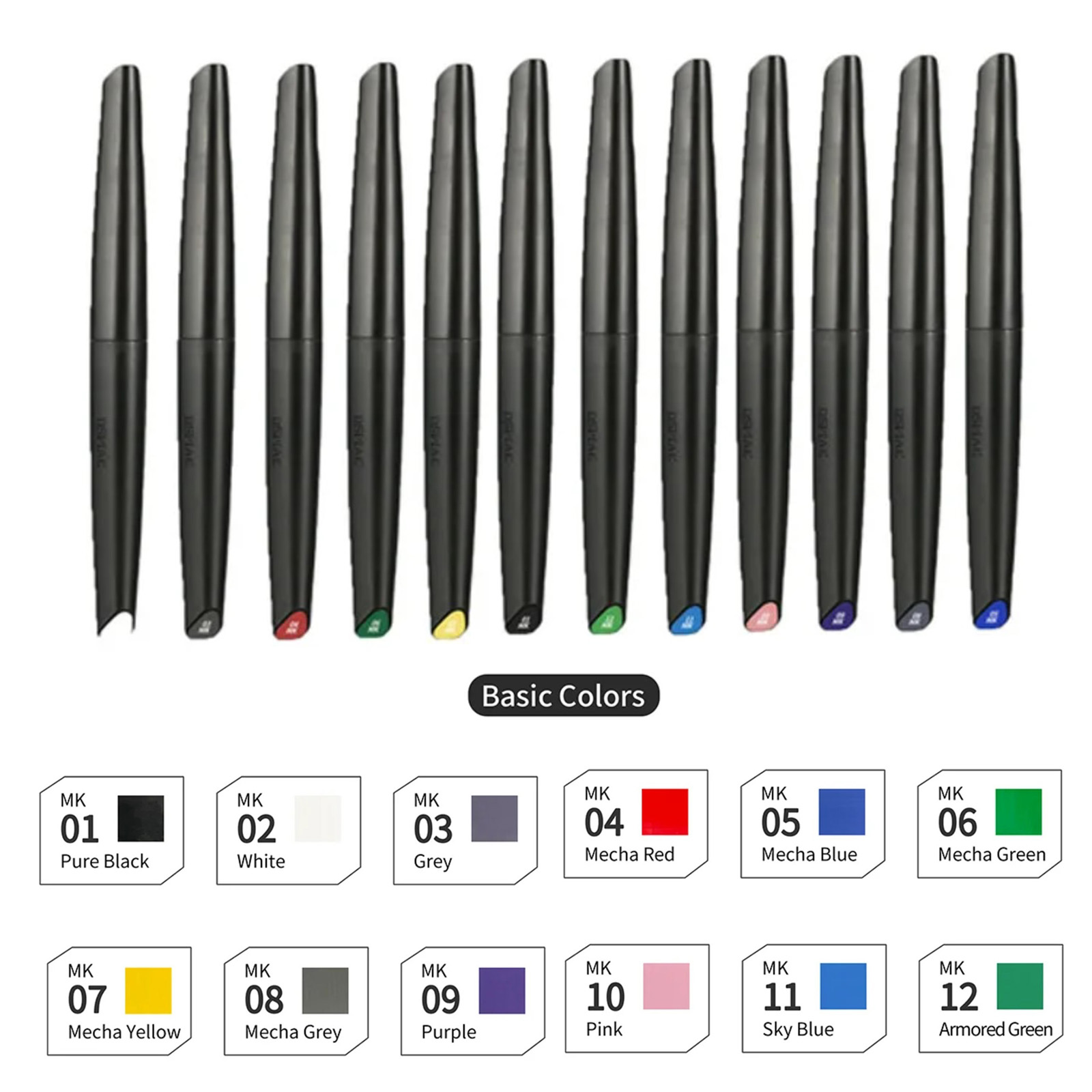 DSPIAE Soft Tip น้ํา Marker ปา - Model Kit Paint Set บทวิจารณ์และราคา