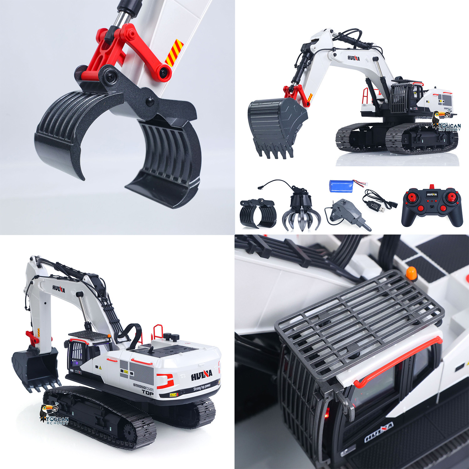 รถขุด RC ขนาด 1/14 ยี่ห้อ HUIN - Model Kit Excavator บทวิจารณ์และราคา