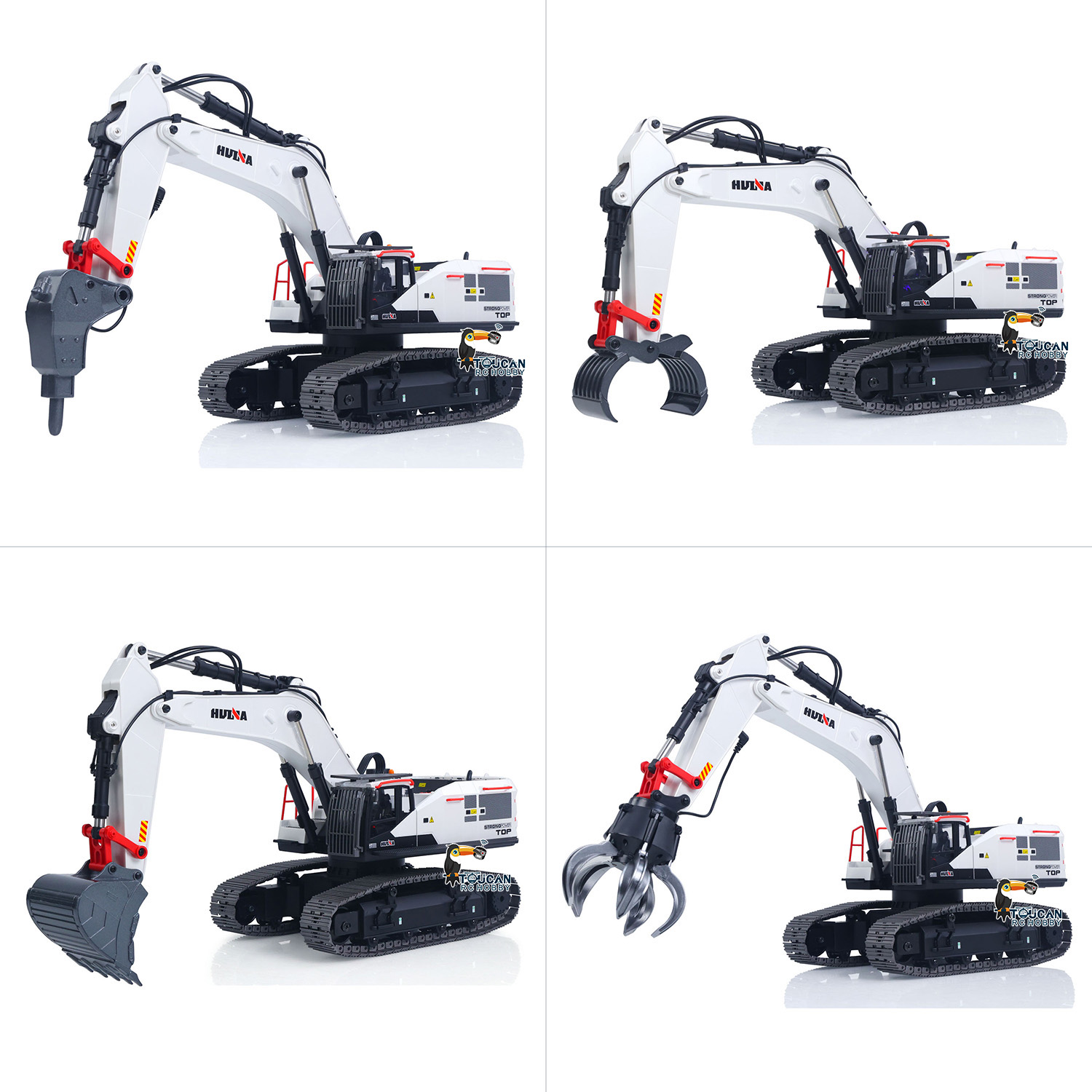 รถขุด RC ขนาด 1/14 ยี่ห้อ HUIN - Model Kit Excavator บทวิจารณ์และราคา