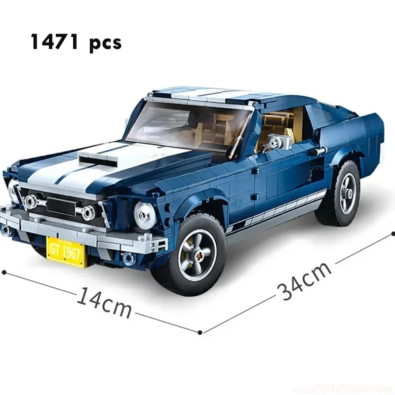 MOC 1471PCS มัสแตงส์ รถแข่งสปอ - Model Kit Mustang บทวิจารณ์และราคา