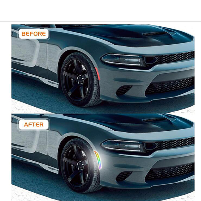 ไฟเลี้ยวข้างแบบ LED RGB สำหรับ - Model Kit Dodge Charger บทวิจารณ์และราคา