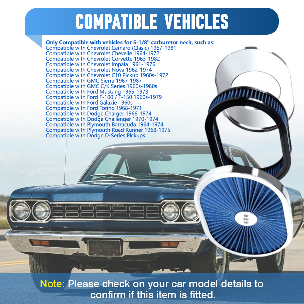 ชุดกรองอากาศรูปวงรีขนาด 12 นิ้ - Model Kit Dodge Charger บทวิจารณ์และราคา