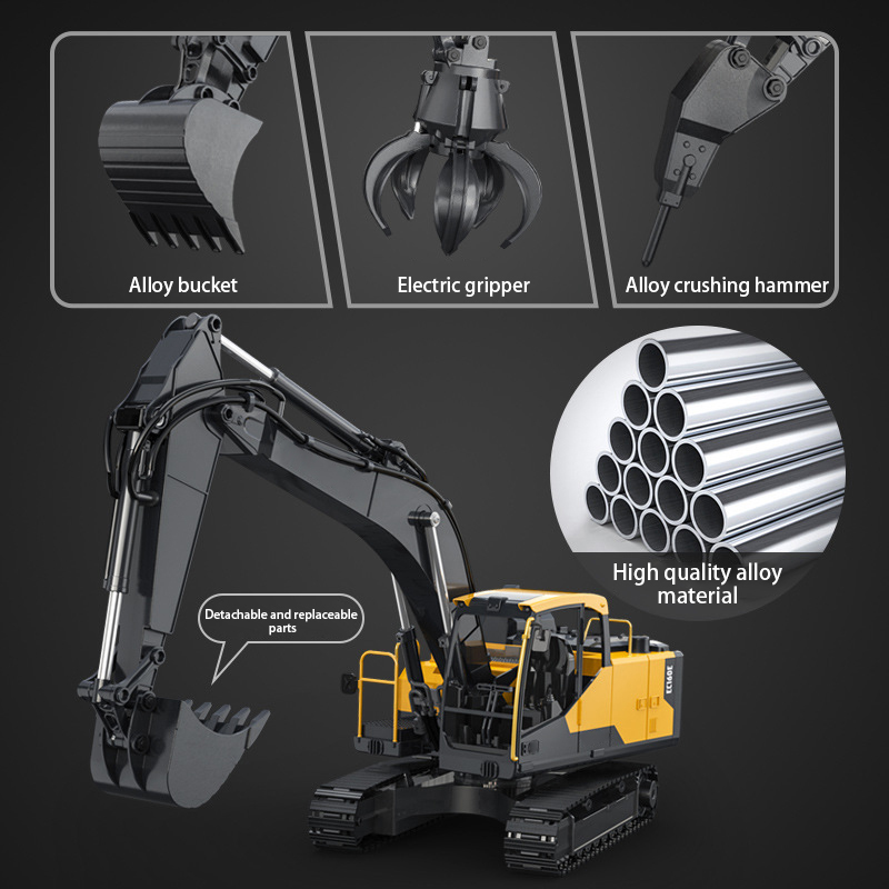 รถขุดรุ่น Double E E598 EC160E - Model Kit Excavator บทวิจารณ์และราคา