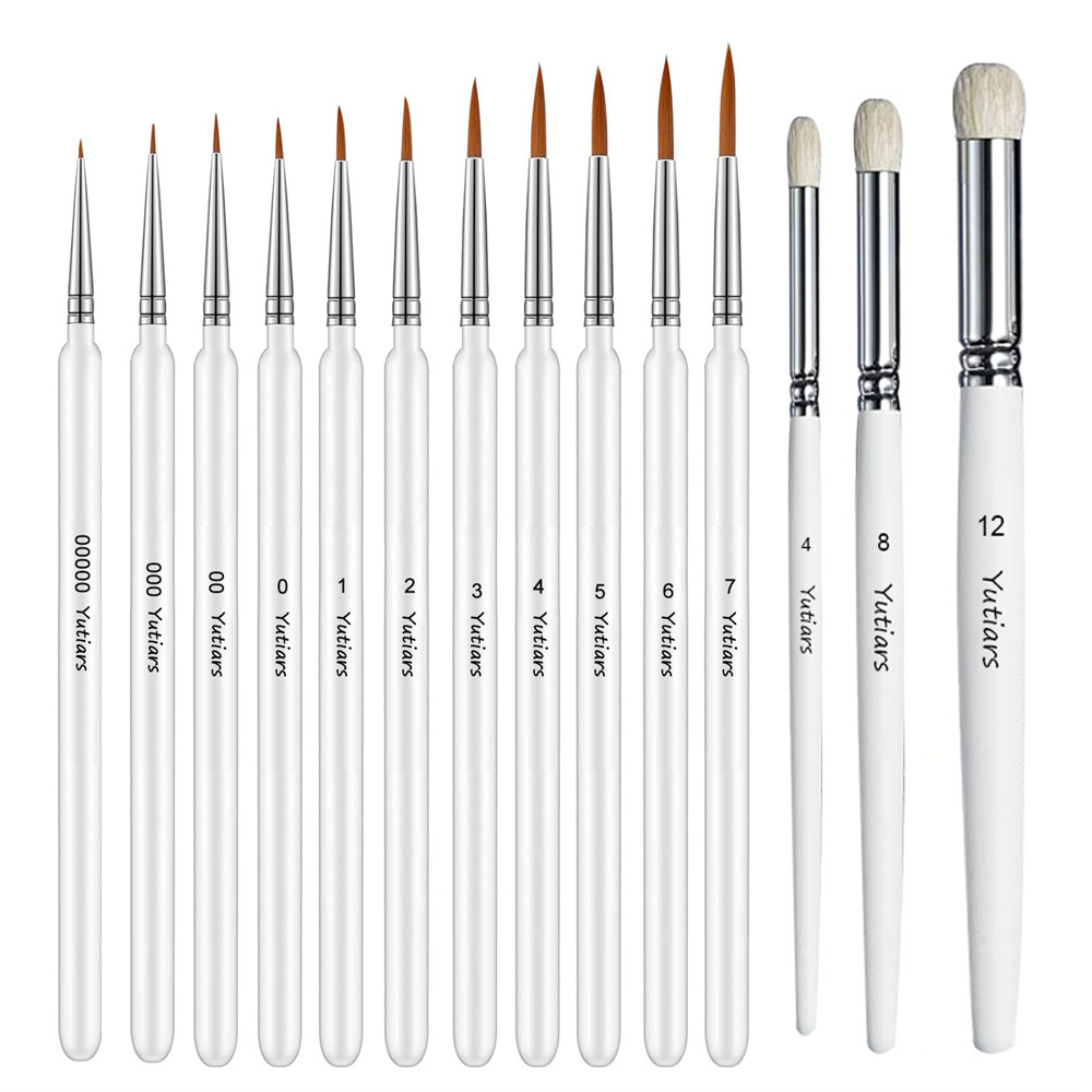 ชุดแปรงทาสีแบบแห้ง 14 ชิ้น ด้า - Model Kit Paint Set บทวิจารณ์และราคา