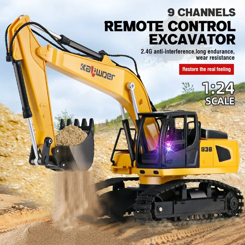 Huina Rc Excavator 1/24 9Ch รี - Model Kit Excavator บทวิจารณ์และราคา