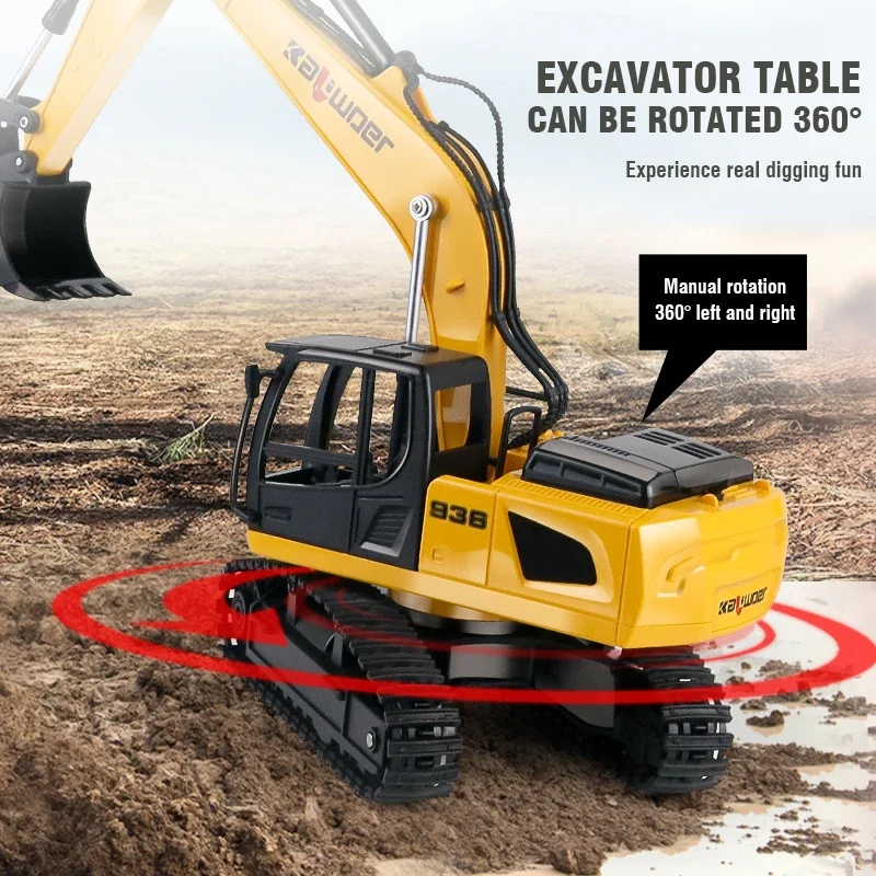 Huina Rc Excavator 1/24 9Ch รี - Model Kit Excavator บทวิจารณ์และราคา