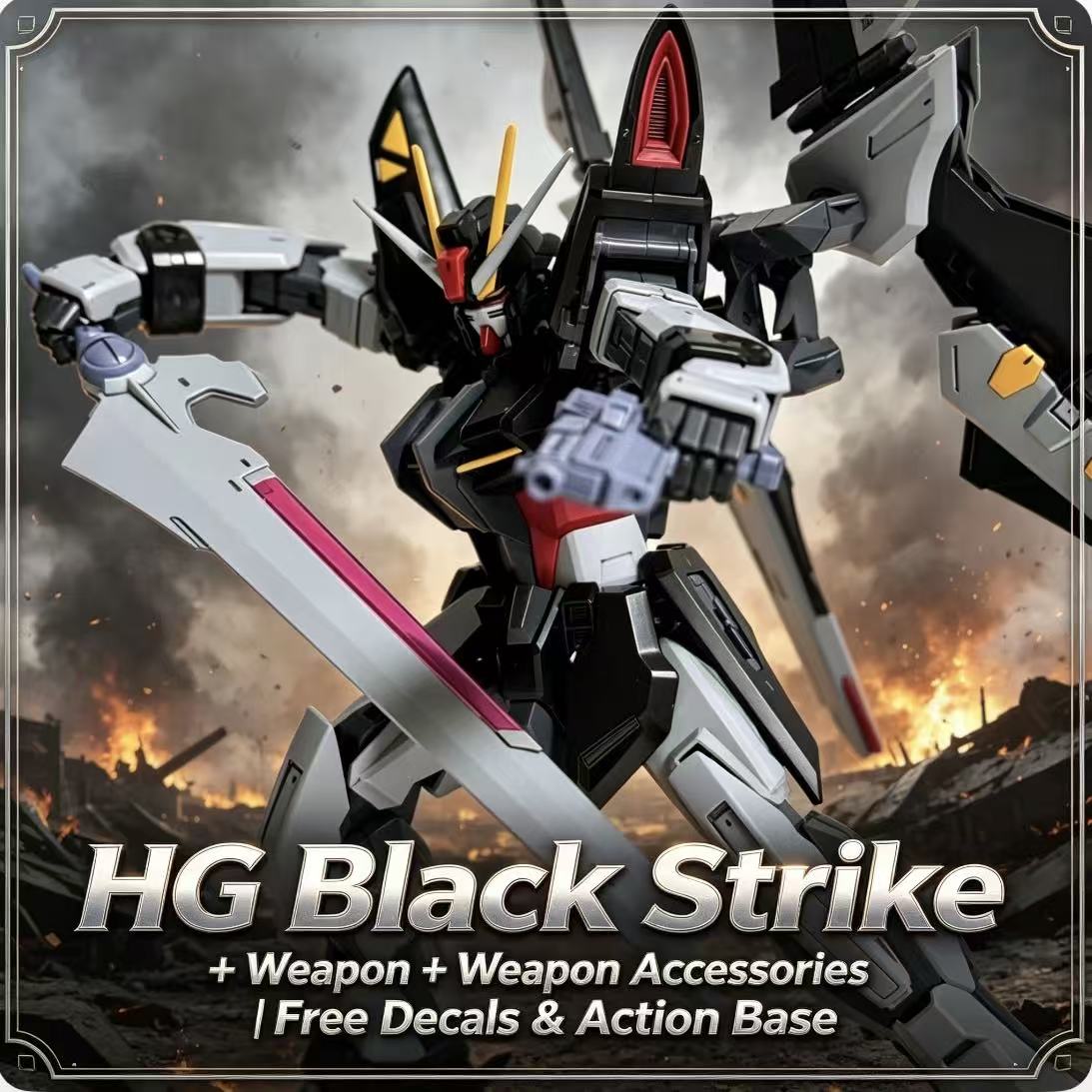 41 HG 1/144 แบล็คสไตรค์เมชาพร้ - Model Kit Non Gundam บทวิจารณ์และราคา