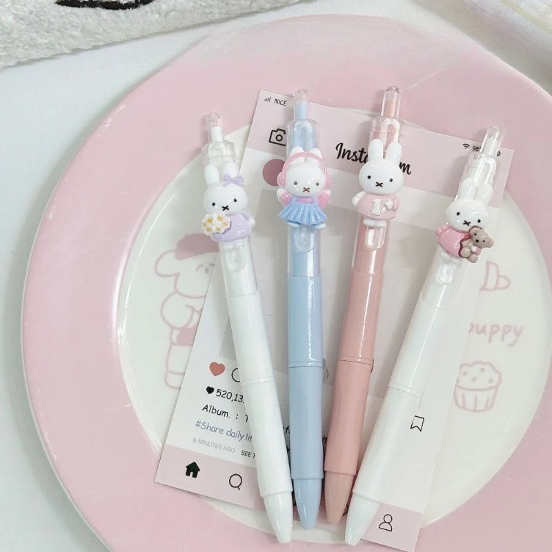 ปากกาเจล Miffy 4 สีสันสดใส ลาย - Model Kit Girls บทวิจารณ์และราคา