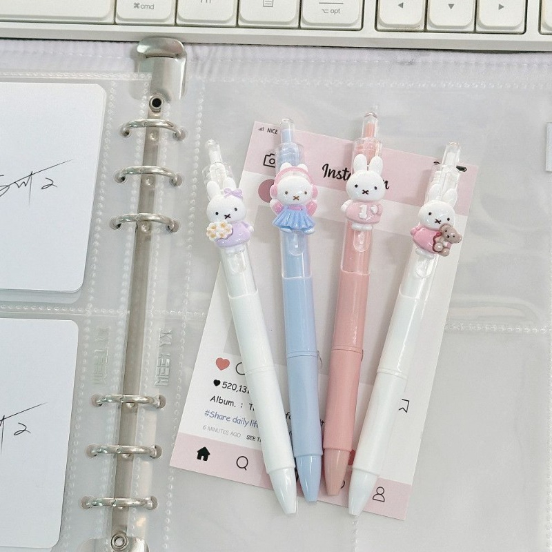 ปากกาเจล Miffy 4 สีสันสดใส ลาย - Model Kit Girls บทวิจารณ์และราคา