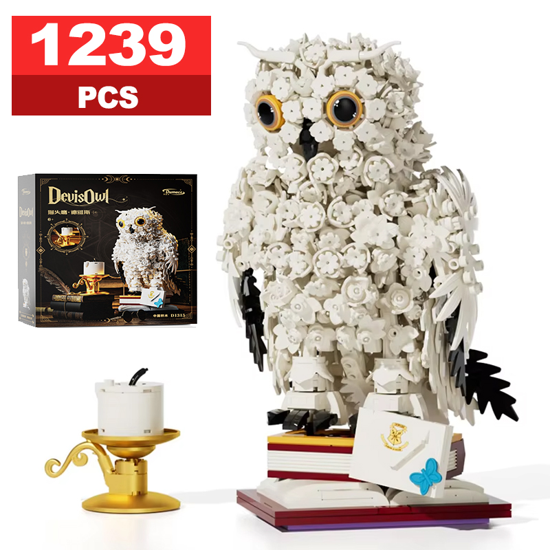 1239PCS + Magic Owl Building B - Model Kit Harry Potter บทวิจารณ์และราคา