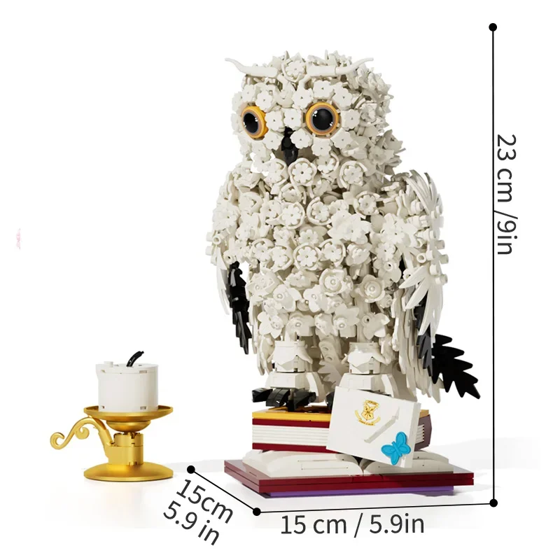 1239PCS + Magic Owl Building B - Model Kit Harry Potter บทวิจารณ์และราคา