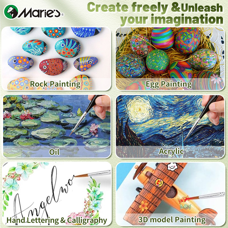 10/12/15pcs 00000 Marie's Mini - Model Kit Paint Set บทวิจารณ์และราคา