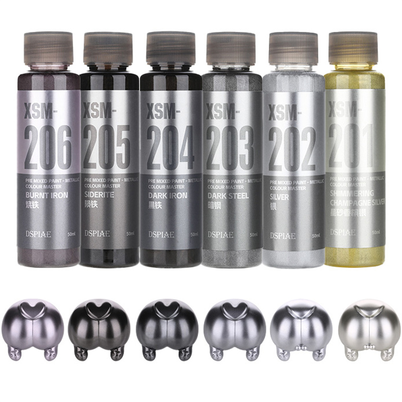 DSPIAE XSM สีเมทัลลิกสูตรน้ำ 5 - Model Kit Paint Set บทวิจารณ์และราคา