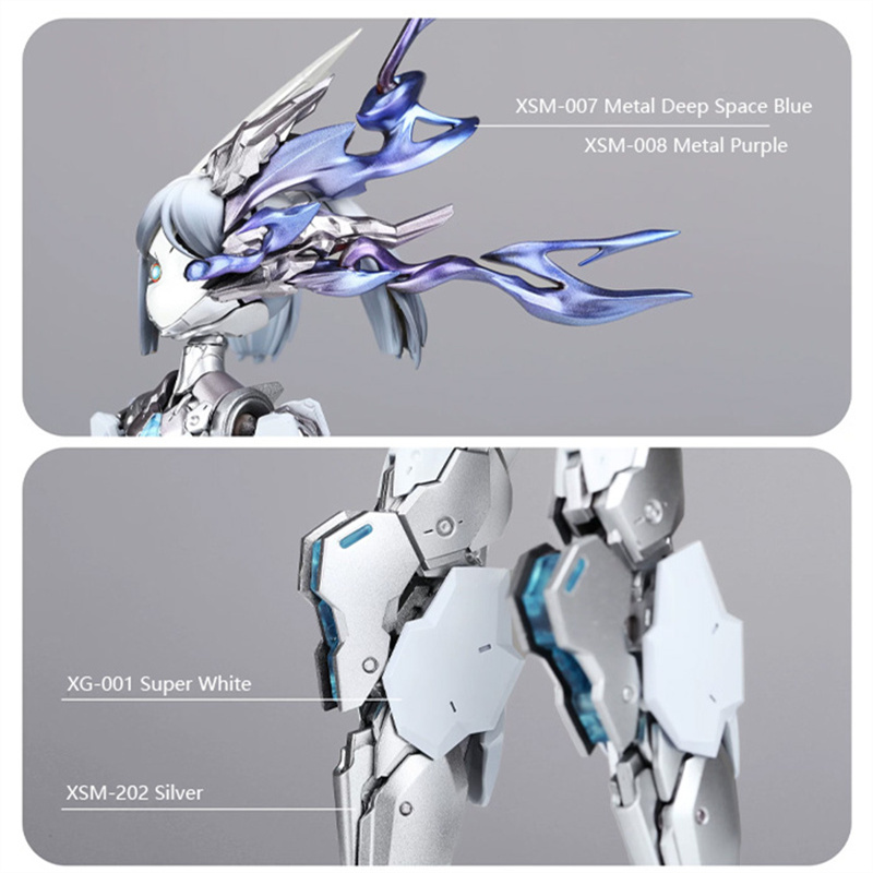 DSPIAE XSM สีเมทัลลิกสูตรน้ำ 5 - Model Kit Paint Set บทวิจารณ์และราคา