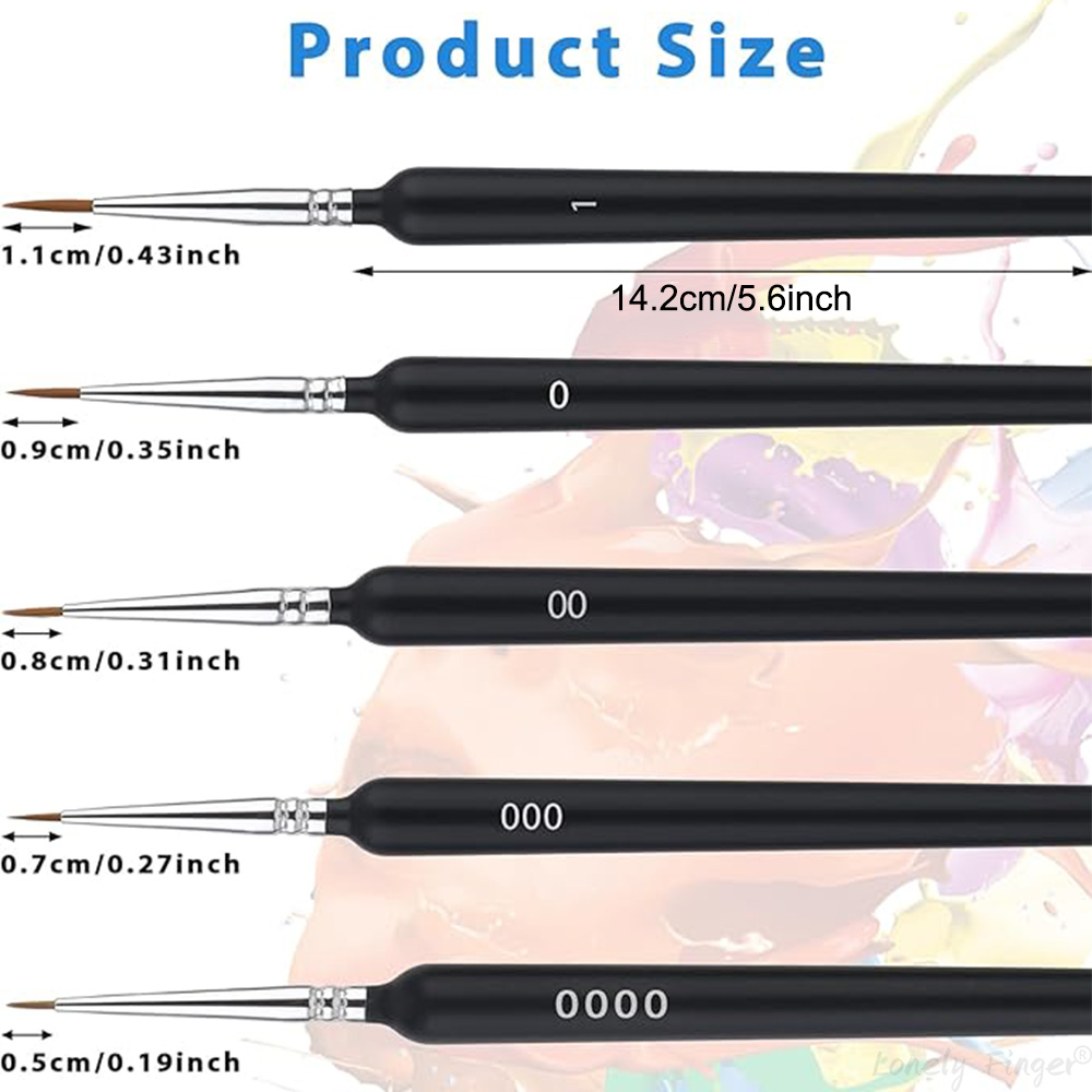 ชุดแปรงทาสี 5/11 ชิ้น, แปรงวาด - Model Kit Paint Set บทวิจารณ์และราคา
