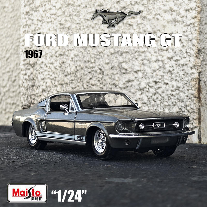 Maisto 1:24 1967 Ford Mustang  - Model Kit Mustang บทวิจารณ์และราคา