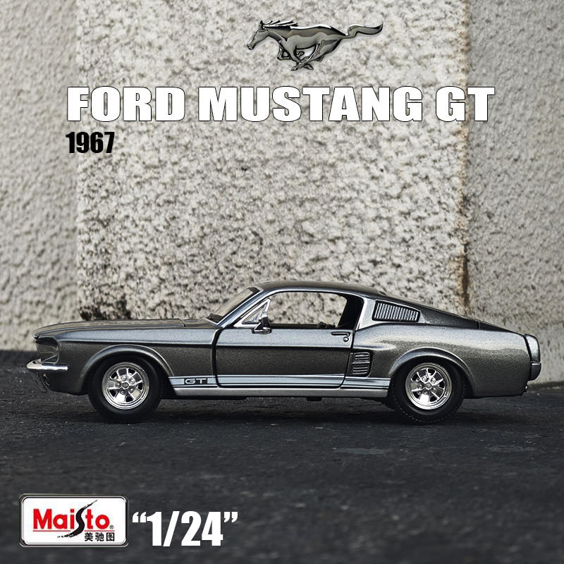 Maisto 1:24 1967 Ford Mustang  - Model Kit Mustang บทวิจารณ์และราคา