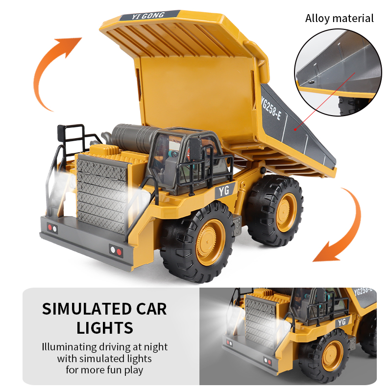 ZWN รถตักดินควบคุมระยะไกล2.4G  - Model Kit Excavator บทวิจารณ์และราคา