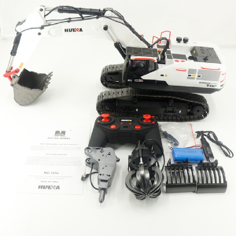 Huiner 1594 รถขุดจำลอง RC ขนาด - Model Kit Excavator บทวิจารณ์และราคา